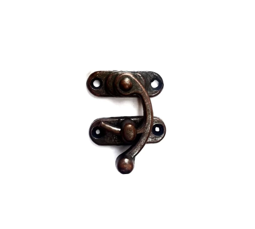 BFS Yay Gözü, Ahşap Kutu Klipsi - Küçük 28x33 Mm, Antik, 100 Adet
