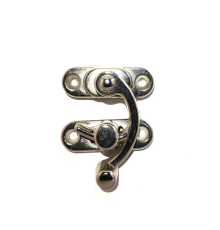 BFS Yay Gözü, Ahşap Kutu Klipsi - Küçük 28x33 Mm, Nikel, 100 Adet