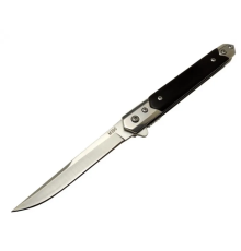 BFS Zbr M390 1-36 Siyah Kamp Çakı 21cm - Yarı Otomatik, Siyah Sap, Kılıflı
