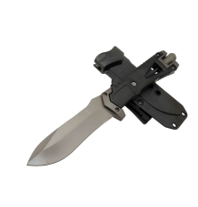BFS Zero Error Tactical 7 40 Siyah Outdoor Bıçak 27cm - Siyah Sap, Magnezyum Çubuklu, Kılıflı