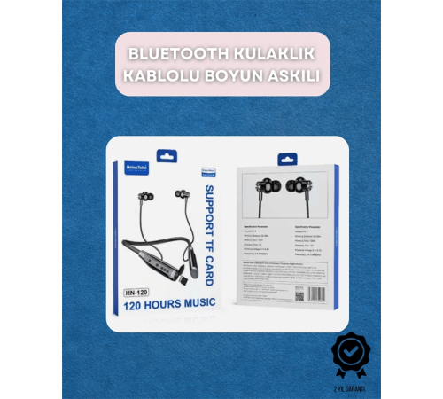 Bluetooth 5.0 Kablosuz Kulaklık – Uzun Pil Ömrü ve Ergonomik Tasarım