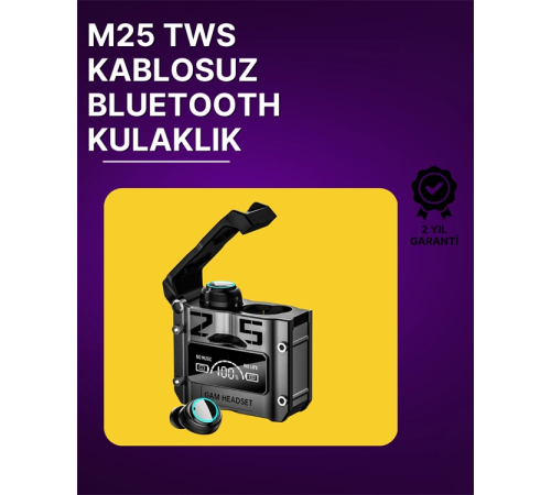 Bluetooth 5.3 Kablosuz Kulaklık | Powerbank Şarj Kutulu | Ultra HD Ses Kalitesi