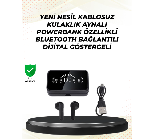 Bluetooth 5.4 Kablosuz Kulaklık – Gürültü Engelleme ve Dokunmatik Kontrol