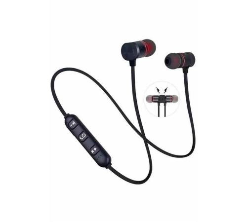 Bluetooth Bağlantılı Kablolu Mıknatıslı Sport Kulaklık