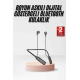 Bluetooth Kulaklık Kablolu Android ve İOS Uyumlu ANC Özellikli 100 saat sarj