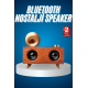 Bluetooth Nostalji Speaker Radyo Gramofon Ahşap Renk Vintage