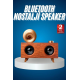 Bluetooth Nostalji Speaker Radyo Gramofon Ahşap Renk Vintage