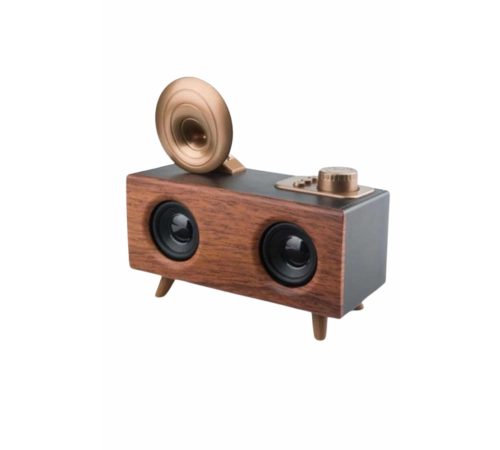 Bluetooth Nostalji Speaker Radyo Gramofon Ahşap Renk Vintage Bluetooth Nostalji Speaker Radyo Gramofon Ahşap Renk Vintage