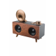 Bluetooth Nostalji Speaker Radyo Gramofon Ahşap Renk Vintage