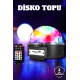 Bluetooth ve Uzaktan Kumandalı Çok Renkli Masaüstü Disko Topu