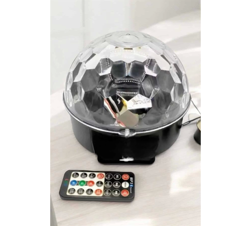 Bluetooth ve Uzaktan Kumandalı Çok Renkli Masaüstü Disko Topu