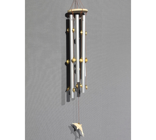 Boncuklu Metal Rüzgar Çanı 3dıarta-28