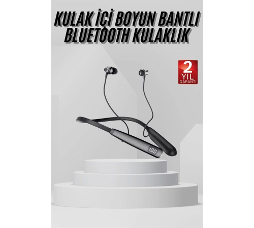 Boyun Askılı 100 Saat Kablosuz Kulaklık Göstergeli Bluetooth Kulaklık Boyun Askılı 100 Saat Kablosuz Kulaklık Göstergeli Bluetooth Kulaklık