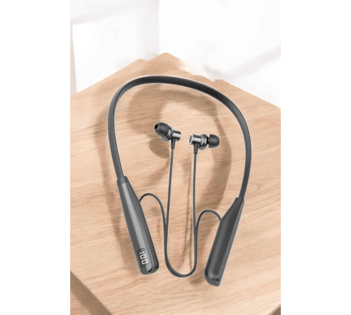 Boyun Askılı Bluetooth Kulaklık Uzun Şarj Süreli Dijital Göstergeli Kablolu Boyun Askılı Bluetooth Kulaklık Uzun Şarj Süreli Dijital Göstergeli Kablolu