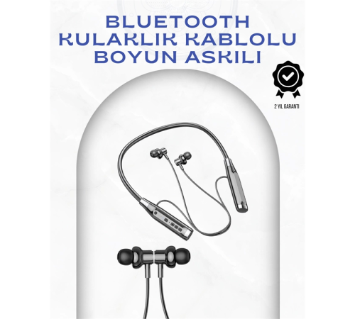 Boyun Askılı Kablosuz Kulaklık – 120 Saat Kesintisiz Müzik Keyfi