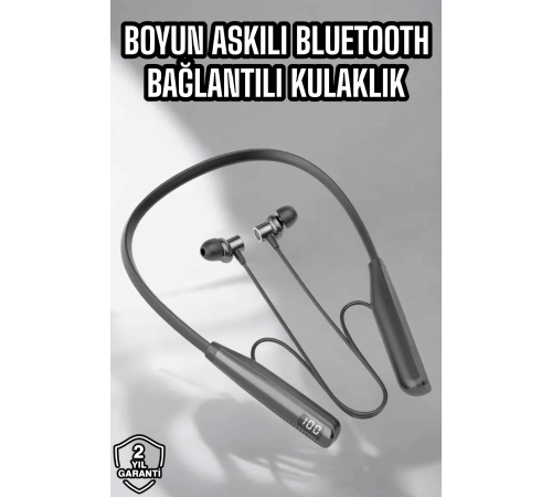 Boyun Bantlı Bluetooth Kulaklık Yüksek Ses Kaliteli 100 Saat Kulaklık Boyun Bantlı Bluetooth Kulaklık Yüksek Ses Kaliteli 100 Saat Kulaklık