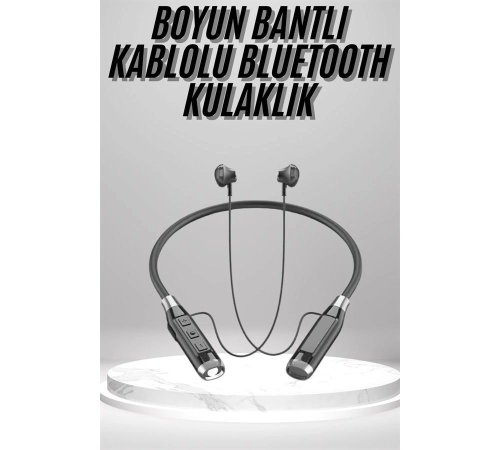 Boyun Bantlı Kulak İçi Kablolu Yüksek Ses Kaliteli Bluetooth Kulaklık Boyun Bantlı Kulak İçi Kablolu Yüksek Ses Kaliteli Bluetooth Kulaklık