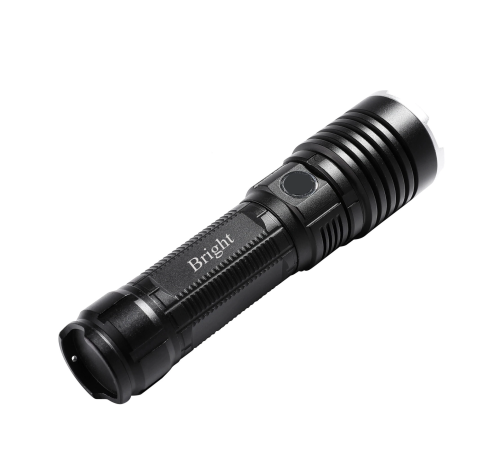 Bright Ght-5761 Xp90 Led 3 Mod Zoomlu Yağmur Suyu Geçirmez Şarjlı El Feneri 26650 Pilli