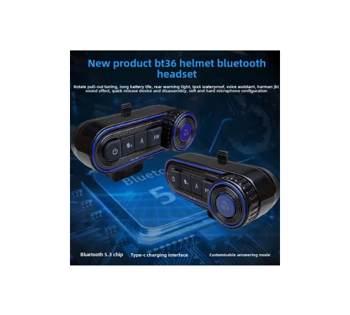 Bt36 Kask Kulaklık Bluetooth Motosiklet Kulaklık Intercom 5.3 Bt36 Kask Kulaklık Bluetooth Motosiklet Kulaklık Intercom 5.3