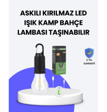 C Tipi Şarjlı Asılabilir Kamp Feneri