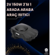 Ön Cam Buz Çözücü ve Fan | 12V Araç İçi Isıtıcı, Full Havalandırmalı, ABS Gövdeli