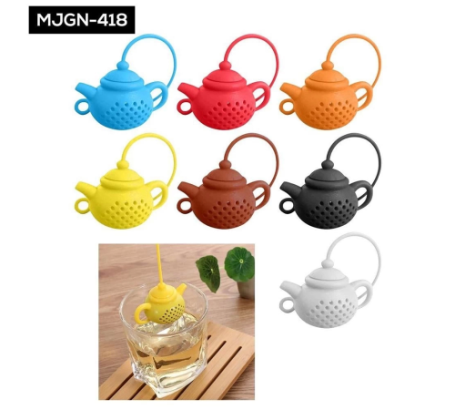 Çaydanlık Tasarımlı Çay Demleme Süzgeçi Çaydanlık Tasarımlı Çay Demleme Süzgeçi