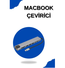Çevirici Dönüştürücü Adaptör Macbook 3 In 1 Type-C To Hdmı USB 3.0