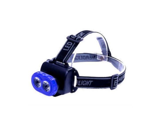Çift Başlı Pilli Kafa Lambası  Wt-059
