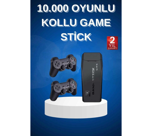 Çift Kollu 2.4g kablosuz Retro 4k Game stick 3500 oyun atari HD Görüntü Kalitesi Çift Kollu 2.4g kablosuz Retro 4k Game stick 3500 oyun atari HD Görüntü Kalitesi