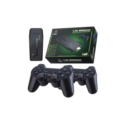 Çift Kollu 2.4g kablosuz Retro 4k Game stick 3500 oyun atari HD Görüntü Kalitesi Çift Kollu 2.4g kablosuz Retro 4k Game stick 3500 oyun atari HD Görüntü Kalitesi