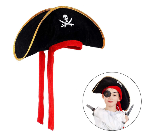 Çocuk Boy Kadife Jack Sparrow Denizci Kaptan Jack Korsan Şapkası 45x16 Cm Çocuk Boy Kadife Jack Sparrow Denizci Kaptan Jack Korsan Şapkası 45x16 Cm