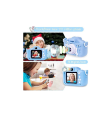Çocuk Dijital Fotoğraf Makinası 20 Mp Video Kaydedici 2.0 İnç Çift Kameralı