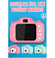 Çocuk Kamerası Dijital 1080P HD Kaliteli Mini Fotoğraf Makinesi Profesyonel
