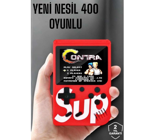 Çocuklara Özel SUP 400 Oyunlu Mini Oyun Konsolu