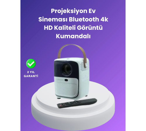Çoklu Giriş Destekli Projektör – HDMI, USB ve Kulaklık Bağlantı Seçenekleriyle Geniş Uyumluluk