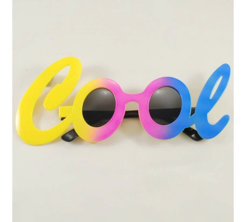 Cool Yazılı Rengarenk Parti Gözlüğü 21x8 Cm Cool Yazılı Rengarenk Parti Gözlüğü 21x8 Cm