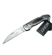 Cr 0124 Kamp Çakı 20 Cm - Metal Desenli Sap, Kılıflı, Kutulu