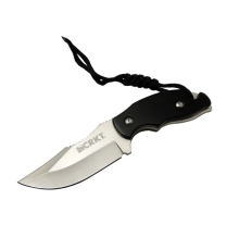 Crkt Civet 2805 Wy Tırtıklı Kamp Bıçak 18 Cm - Plastik Sap, Kılıflı, İpli