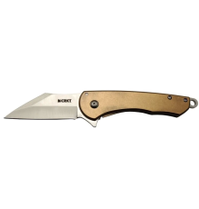 Crkt Jettison 6820 Brw Kahverengi Kamp / Outdoor Çakı 18,5cm - Yarı Otomatik, Kemerlikli, Kutulu