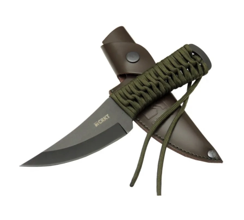 Crkt Scrub Fixed 2712 Bk Siyah Kamp / Outdoor Bıçak 22,5cm - İpli Sap, Deri Kılıflı Crkt Scrub Fixed 2712 Bk Siyah Kamp / Outdoor Bıçak 22,5cm - İpli Sap, Deri Kılıflı