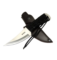 Crkt Scrub Fixed 2712 Wy Kamp / Outdoor Bıçak 22,5cm - İpli Sap, Deri Kılıflı