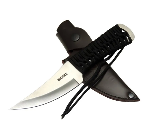 Crkt Scrub Fixed 2712 Wy Kamp / Outdoor Bıçak 22,5cm - İpli Sap, Deri Kılıflı Crkt Scrub Fixed 2712 Wy Kamp / Outdoor Bıçak 22,5cm - İpli Sap, Deri Kılıflı