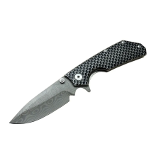 Damascus Dms 2 16 Gri Kamp Çakı 21cm- Yarı Otomatik, Kemerlikli, Metal Sap