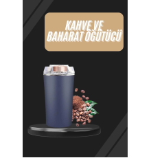 Dayanıklı Paslanmaz Çelik Kolay Kullanım Kahve Ve Baharat Öğütücü