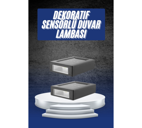 Dekorasyon Aplik Işık Güneş Enerjili Aydınlatma Dekoratif Aydınlatma