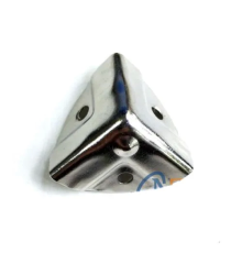 Dekoratif, Kutu, Sandık Köşesi - 35x22 Mm, Küçük, Nikel, 100 Adet