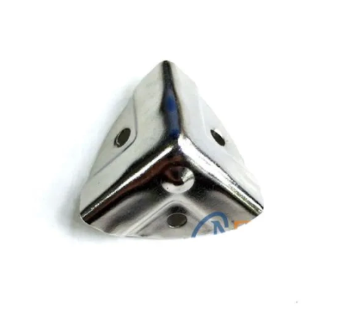 Dekoratif, Kutu, Sandık Köşesi - 35x22 Mm, Küçük, Nikel, 100 Adet