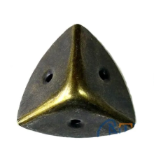 Dekoratif, Kutu, Sandık Köşesi - 45x28 Mm, Büyük, Antik, 100 Adet
