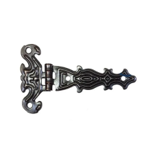 Dekoratif, Sac Tek Kuyruklu Menteşe - 40x68 Mm, Küçük, Eskitme, 1 Adet