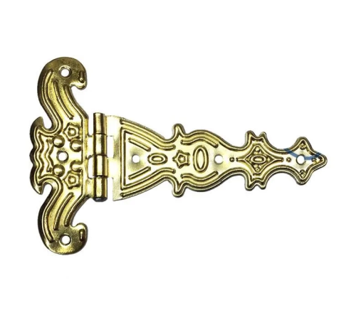 Dekoratif, Sac Tek Kuyruklu Menteşe - 69x102 Mm, Büyük, Sarı, 1 Adet Dekoratif, Sac Tek Kuyruklu Menteşe - 69x102 Mm, Büyük, Sarı, 1 Adet